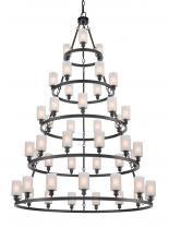  8203456-BK-G801 - Clymer - 45 Light - 60 inch - Matte Black - Chain Hung - Chandelier