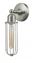  900-1W-SN-CE225 - Muselet - 1 Light - 3 inch - Brushed Satin Nickel - Sconce