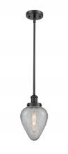  916-1S-BK-G165 - Geneseo - 1 Light - 6 inch - Matte Black - Mini Pendant