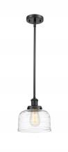  916-1S-BK-G713-LED - Bell - 1 Light - 8 inch - Matte Black - Mini Pendant