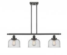  916-3I-OB-G74-LED - Bell - 3 Light - 36 inch - Oil Rubbed Bronze - Stem Hung - Island Light