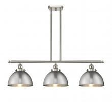  916-3I-SN-MFD-10-SN - Derby - 3 Light - 36 inch - Brushed Satin Nickel - Stem Hung - Island Light