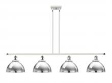  916-4I-WPC-MFD-10-PC - Derby - 4 Light - 48 inch - White Polished Chrome - Stem Hung - Island Light