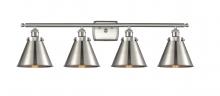  916-4W-SN-M13-SN - Appalachian - 4 Light - 36 inch - Brushed Satin Nickel - Bath Vanity Light