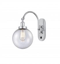  918-1W-PC-G204-8 - Beacon - 1 Light - 8 inch - Polished Chrome - Sconce