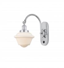  918-1W-PC-G531 - Oxford - 1 Light - 8 inch - Polished Chrome - Sconce