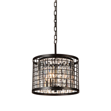 CWI Lighting 9697P14-4-192 - Meghna 4 Light Up Chandelier With Brown Finish