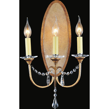 CWI Lighting 9836W12-3-125 - Electra 3 Light Wall Sconce With Oxidized Bronze Finish