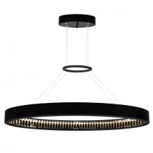  1040P42-101-O - Rosalina LED Chandelier With Matte Black Finish