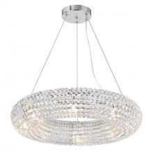  1057P24-8-601 - Veronique 8 Light Chandelier With Chrome Finish