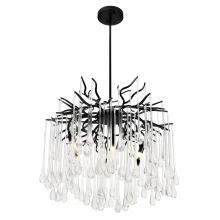  1094P26-6-101 - Anita 6 Light Chandelier With Black Finish