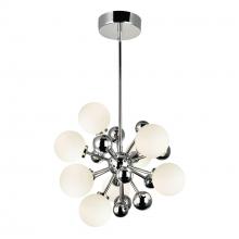 CWI Lighting 1125P16-8-613 - Element 8 Light Chandelier With Polished Nickel Finish