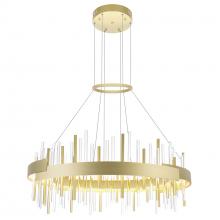  1245P32-602 - Millipede 32 in LED Satin Gold Chandelier