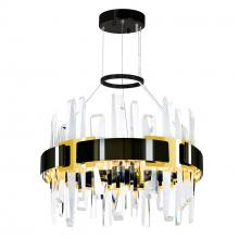  1592P18-612 - Aya LED Integrated Pearl Black Chandelier