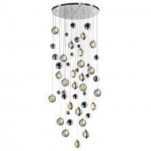  1673P32-23-613 - Salvador 32 in LED Integrated Polished Nickel Chandelier