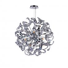  5067P22C - Swivel 14 Light Chandelier With Chrome Finish