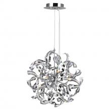  5067P29C - Swivel 18 Light Chandelier With Chrome Finish