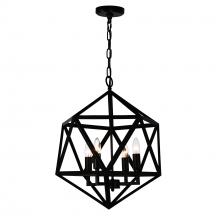  9641P20-4-101 - Amazon 4 Light Up Pendant With Black Finish