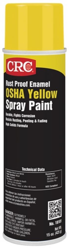 Enamel Spray Paint-OSHA Yellow, 15 Wt Oz