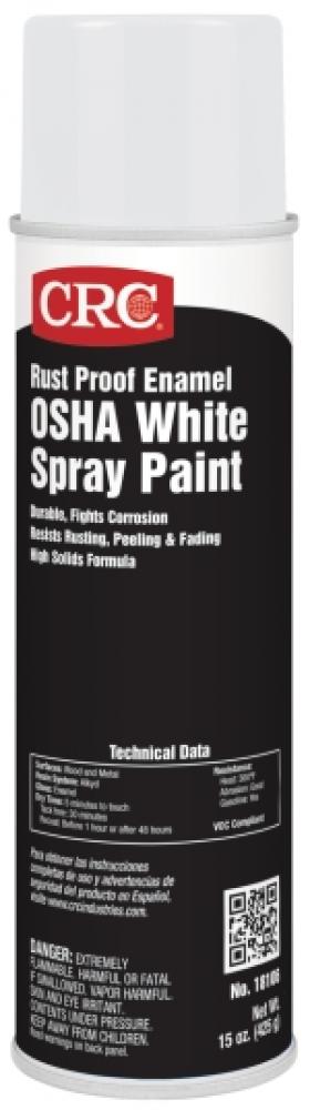 Enamel Spray Paint-OSHA Black, 15 Wt Oz