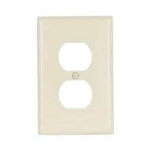 Eaton Wiring Devices 2032A-BOX - Wallplate 1G Dup Recp Thermoset Mid AL