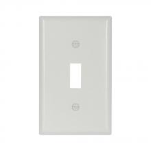 Eaton Wiring Devices 2134W-BOX - Wallplate 1G Toggle Thermoset Std WH