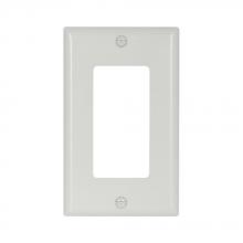 Eaton Wiring Devices 2151W - Wallplate 1G Decorator Thermoset Std WH