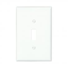 Eaton Wiring Devices PJ1W - Wallplate 1G Toggle Poly Mid WH