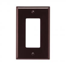Eaton Wiring Devices PJ26B - Wallplate 1G Decorator Poly Mid BR