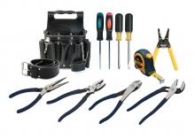 Ideal Industries 10-459BLKB - Tool Kit w/ Pouch & Belt - Premium Black