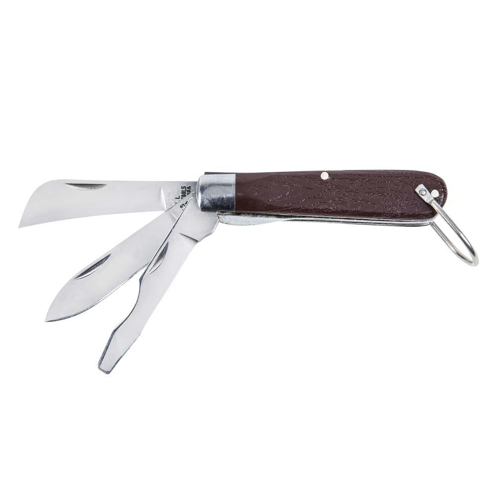 3 Blade Pocket Knife w/Screwdriver
