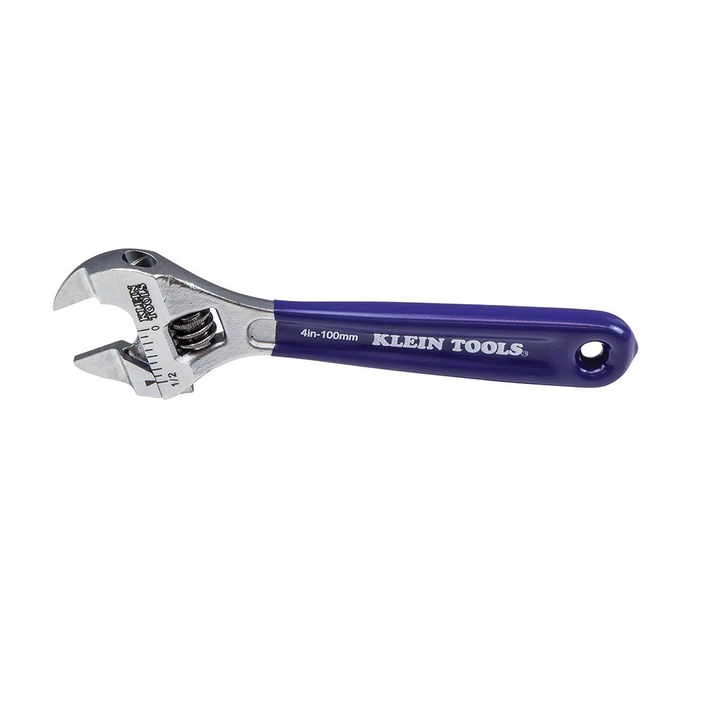 Slim-Jaw Adjustable Wrench, 4"