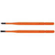 Klein Tools 13156 - Screwdriver Blades, Insulated, 2-Pk