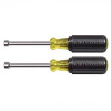 Klein Tools 630M - Magnetic Nut Driver, 3" Shank 2 Pc