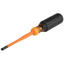Klein Tools 6924INS - Slim-Tip Insulated Screwdriver, 1/4" Cab