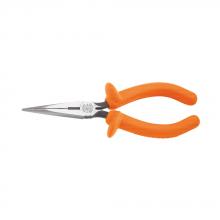 Klein Tools D203-6-INS - Long Nose Pliers, Insul, Cut, 6" L