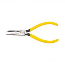 Klein Tools D203-6C - 6" Long Nose Pliers, Cut w/Spring