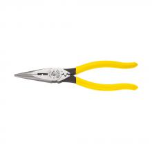 Klein Tools D203-8NCR - Side Cut Stripping Crimping Pliers