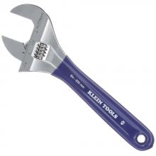Klein Tools D509-8 - Adj. Wrench, Extra-Wide Jaw, 8"