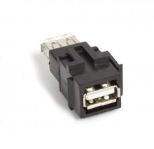 Lew Electric Fittings L310-USB-BK - BLACK USB PASS THROUGH FOR BTK SERIES