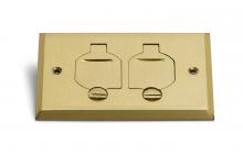 Lew Electric Fittings RRP-2-FPB - BRASS FLIP COVER FOR 1101-PB