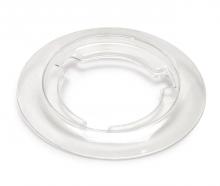Lew Electric Fittings SCF-1-CP - CLEAR PLASTIC FLANGE FOR 4" COVERS