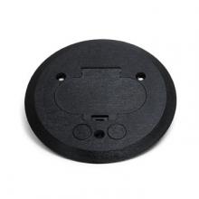 Lew Electric Fittings PFC-E - ROUND EBONY PLASTIC COVER