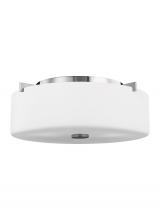  FM313CH - Small Two Light Flush Mount