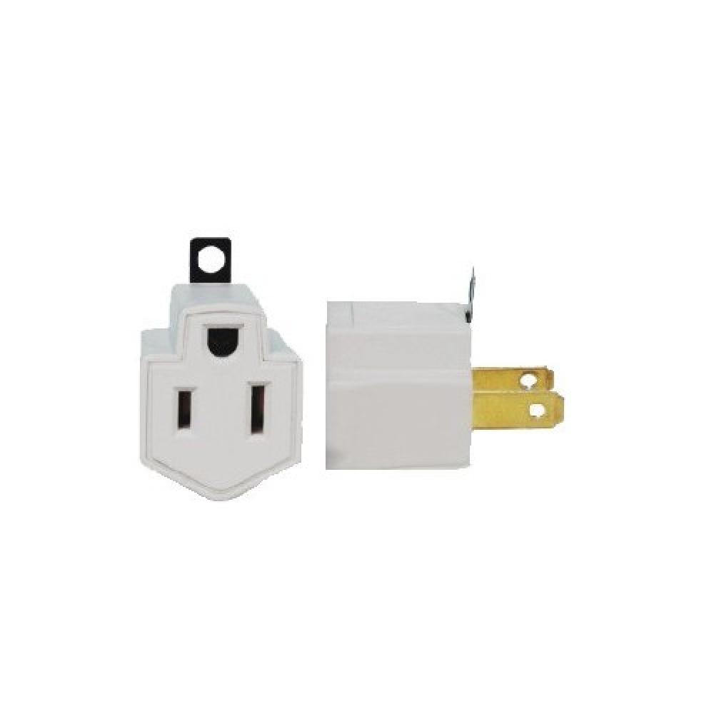 3 to 2 Outlet Adaptor (2 Pack)