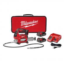 Milwaukee Electric Tool 2646-22CT - M18 2-Speed Grease Gun 2CT Kit