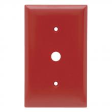Legrand-Pass & Seymour SP12RED - SMOOTH WALL PLT 1G TELEPHONE RED