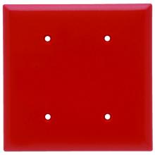 Legrand-Pass & Seymour SP24RED - SMOOTH WALL PLATE 2G BLNK STRAP MT RD