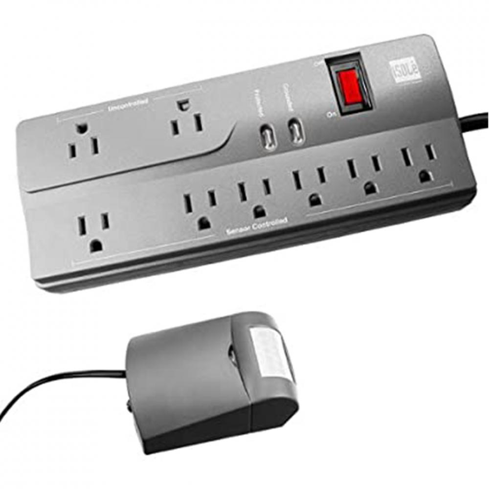 8 outlet power strip with AutoOn sensor