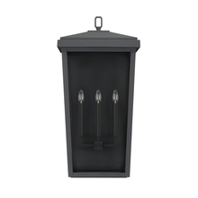 Capital 926231BK - 3 Light Outdoor Wall Lantern